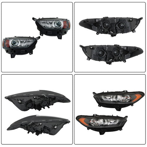 Left&Right Side Headlamps Headlight For Ford Fusion 2013-2016 DS7Z13008A