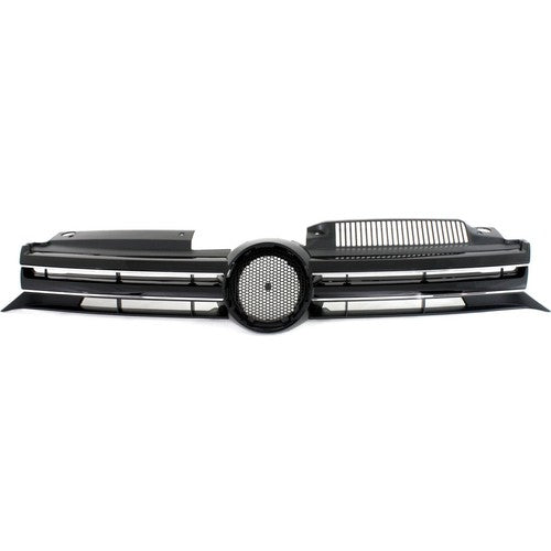 ZZ2V00340 Upper Black Grill for 2010 2011-2014 for VW for Volkswagen Golf MK6 GTI