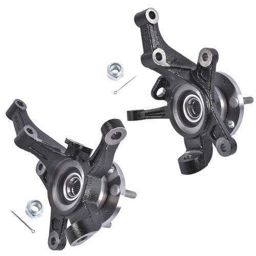 Pair Steering Knuckle Left & Right for Chevy Aveo Aveo5 Pontiac G3 1.6L L4 04-11