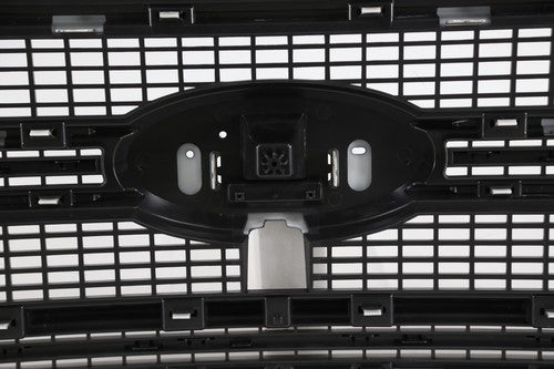 Front Upper Grille for Ford F-150 Platinum 2015-2017 Camera Hole Matte Black