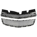 Black Front Upper Bumper Grille Honeycomb For 10-15 Chevy Equinox