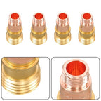 49Pcs #10 Pyrex Glass Kit TIG Torch Short Tube Gas Lens for WP-17/18/26