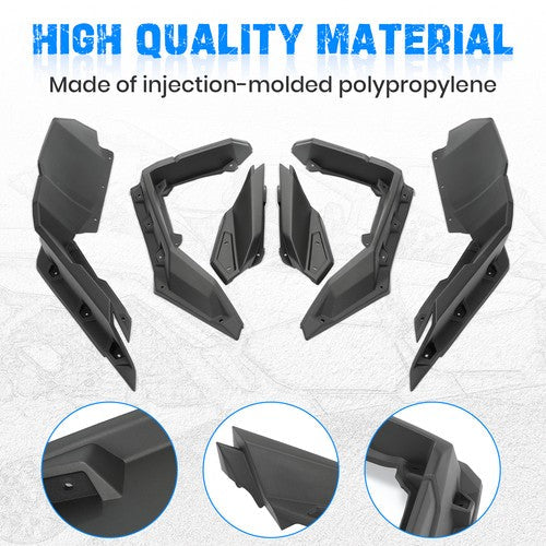 Extended Fender Flares Kit for Can Am Maverick X3 MAX Turbo R RR 2017-2025
