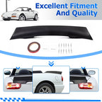 Matte Black Duckbill Style Rear Trunk Lip Wing Spoiler for 90 97 Mazda Miata