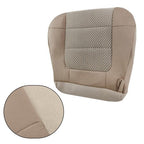 Brown Two-Tone/Fabric Driver Bottom Seat Cover Suit For Ford F150 XLT 2000-2003