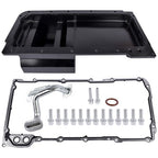 New Black Front Sump Oil Pan Kit Aluminum for GM LS LS1 LS2 LS3 LS6 Engine 81004