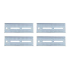 (4) 8" Galvanized Swivel Top Bunk Bracket Kit with Hardware for Boat Trailer 2��3
