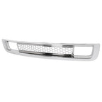 Upper Lower Grille Hood Molding Chrome for 2007-13 GMC Sierra 1500 Denali Pickup