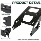 Razor Pack Trunk Backrest Rack For Harley Touring Road King Street Glide 14-26