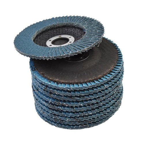 100Pack 4-1/2"×7/8'' 60 Grit T29 Premium Zirconia Flap Disc Sanding Grinding