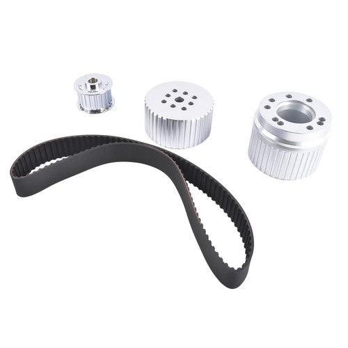 Billet Aluminum Gilmer Belt Drive Pulley Kit for Chevy BBC 396 427 454 SWP/LWP