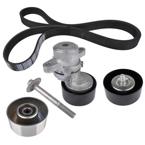 Drive Belt w/ Tensioner Pulley for Nissan Maxima Murano 3.5L 09-14 11955JA10C