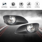 Driver+Passenger Side For Toyota Yaris 07-11 Fog Lamp Assembly w/ Switch Wiring