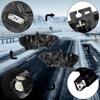 Black Housing Headlamp Headlight LED DRL LH&RH Pair For Ford Mustang 2018-2020