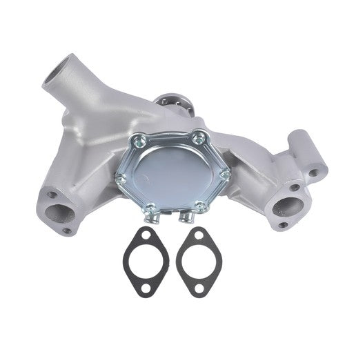 High-volume Aluminum Long Water Pump Satin Finish for Chevy BBC 396 402 454 502
