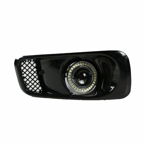 Clear Lens LED Halo Projector Fog Lights DRL for 1999-2000 Honda Civic