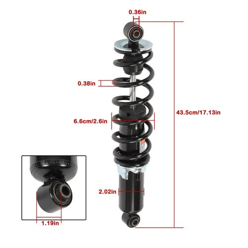 2009-2023 For Polaris Sportsman 550 850 1000 Front Shocks 7043464 7043708 ATV