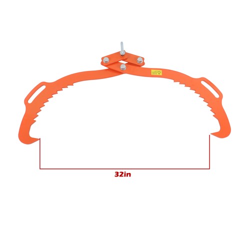 Heavy Duty Claw Hook 2 Claw Timber Log Lifting Tongs For Lumber Skidding 32 Inch