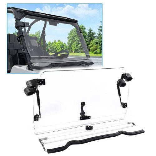 Fold Down Windshield for 14-18 Polaris RZR 900 XP 1000 S 900 Scratch Resistant