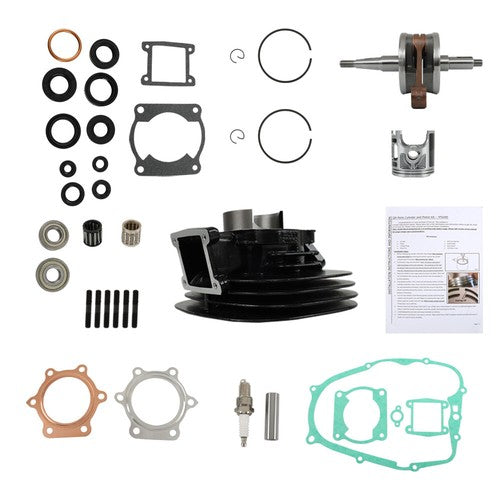 For Yamaha Blaster 200 66mm Piston Cylinder Crank Motor Gasket Seal Kit 88-06