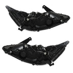 Halogen W/LED DRL Headlights For 16-17 Honda Accord Chrome Driver+Passenger Pair