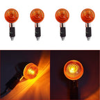 4X Motorcycle LED Turn Signal Blinker Indicator Lights For Honda Suzuki Yamaha