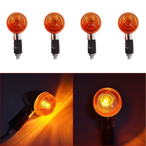 4X Motorcycle LED Turn Signal Blinker Indicator Lights For Honda Suzuki Yamaha