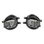 For 2021-2023 Toyota Camry SE XSE Fog Lights Switch Wire Bezel Clear Black LED