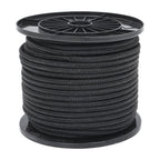 3/8in×250ft Nylon Solid Braid Rope High UV Abrasion Resistance Industrial Black
