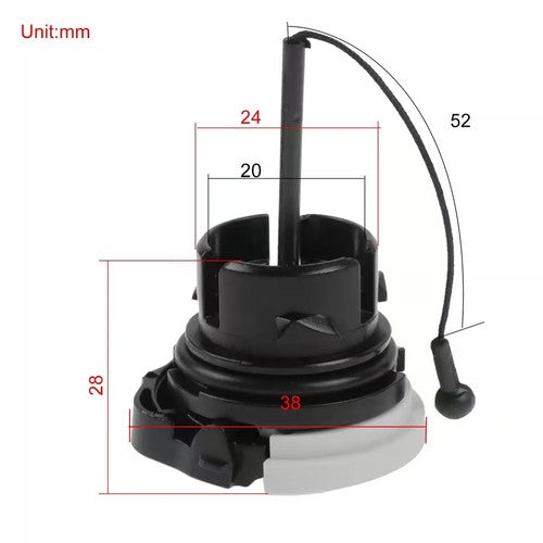 Chainsaw Gas Fuel Oil Tank Cap Vent Hose Fit For Stihl 029 MS290 MS310 039 MS390