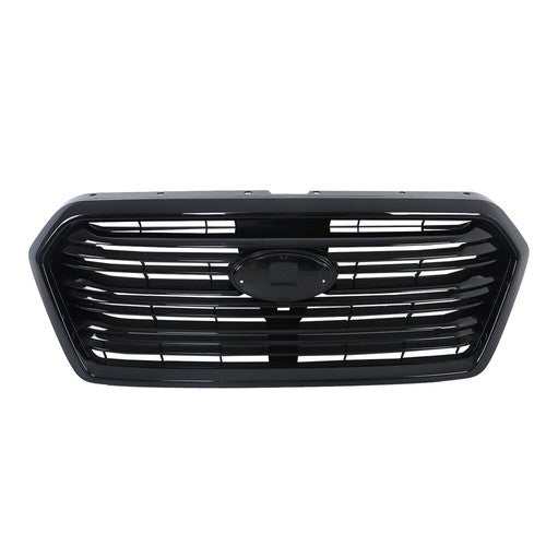 For Subaru Ascent 2019-2022 Gloss Black Plastic Front Upper Center Mesh Grille
