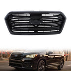 For Subaru Ascent 2019-2022 Gloss Black Plastic Front Upper Center Mesh Grille