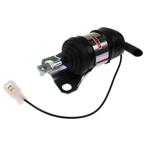 12V Fuel Shut Off Solenoid 6655120 for Kubota V2203 Bobcat B300 BL370 BL470