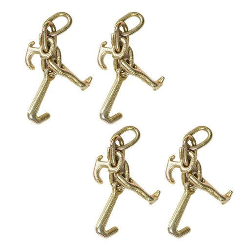 4 Hook Tow Truck Car Hauler Trailer Auto Body Frame Hook WLL 4,700lb US