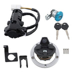For Kawasaki Z1000 Z 1000 10-16 Fuel Gas Cap Ignition Switch Seat Lock Keys Set