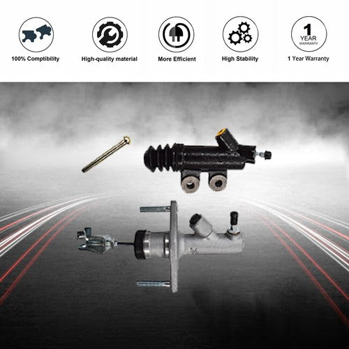 Clutch Master & Slave Cylinder Kit For Honda Civic DEL SOL Acura Integra 1992-01