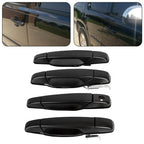 Set of 4 Black Door Handle for Chevy GMC Tahoe Yukon Sierra 2007 14