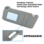 Gray Car Sun Visor Pair Left Right Side for Toyota Camry 2007-2011
