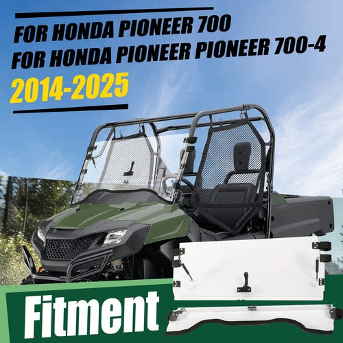 UTV Front Flip Windshield For Honda Pioneer 700 / 700-4 2014-2026 2021 2020 2019