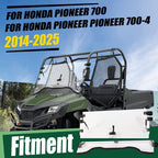 UTV Front Flip Windshield For Honda Pioneer 700 / 700-4 2014-2026 2021 2020 2019