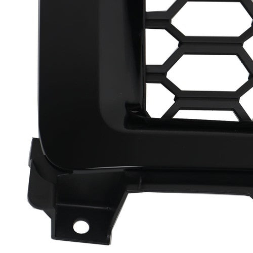 Front Grille Upper For Chevrolet Silverado1500 2014-2015 Plastic Gloss Black New