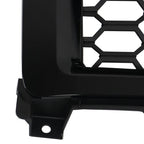 Front Grille Upper For Chevrolet Silverado1500 2014-2015 Plastic Gloss Black New