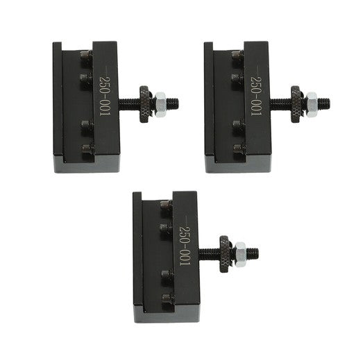3 PCS OXA #1 Quick Change Turning & Facing Lathe Tool Post Holder 250-001 New