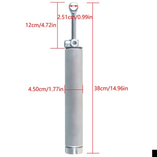 For 1999-2003 04 Mustang Convertible Top Piston Hydraulic Cylinder Aluminum 2pc