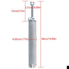 For 1999-2003 04 Mustang Convertible Top Piston Hydraulic Cylinder Aluminum 2pc
