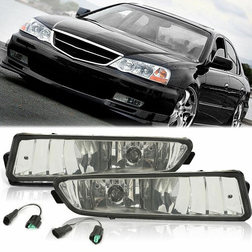 Front Bumper Driving Fog Lights Lamps with Bulb for 2002 2003 Acura TL Sedan Left Right
