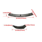 Front Bumper Body Lip Set for 2017 2023 Tesla Model 3 Carbon Style Splitter 3Pcs