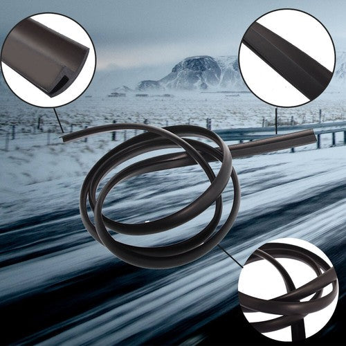 Universal Car Front Under Windshield Panel Sealed Trim Moulding Rubber Strips