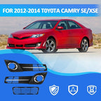 Upper & Lower Grille Halogen Fog lights for Toyota Camry SE 2012-2014 6PCS