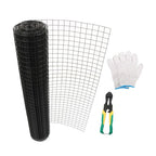 Chicken Rabbit Mesh 1.5"x1.5" Electric Welding Net With Glove & Pliers 48" x 50'